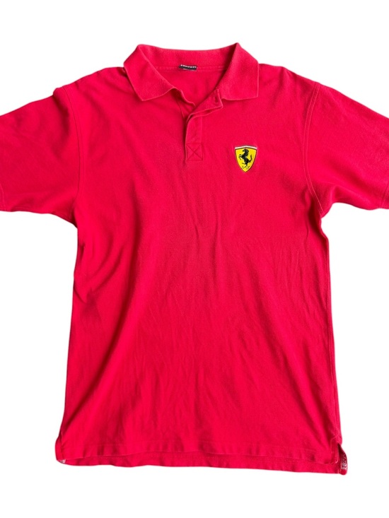 Ferrari Other - VTG 2000 Y2K Ferrari Official Licensed Red Polo Shirt Size: L